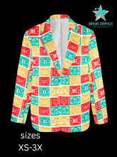 Load image into Gallery viewer, Colores De Mexico Picado Party Blazer
