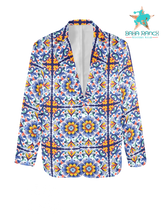 Load image into Gallery viewer, Blues Talavera Women's Blazer
