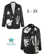 Load image into Gallery viewer, Baha Ranch Rhinestone Cowgirl Yeehaw Blazer
