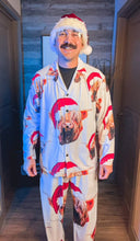 Load image into Gallery viewer, Highland Christmas Cow Men&#39;s Western Pajama Set
