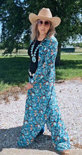 Load image into Gallery viewer, All Turquoise Long Duster Dress
