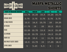 Load image into Gallery viewer, DS Marfa Metallic Shorts
