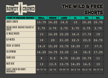 Load image into Gallery viewer, The Wild &amp; Free Shorts
