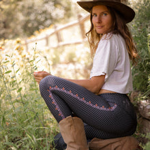Load image into Gallery viewer, Polka Dot Cowgirl Black Hot Pant
