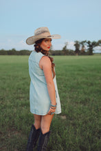 Load image into Gallery viewer, The Dobbs Denim Dress in Light Wash
