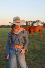 Load image into Gallery viewer, The Danni Off Shoulder Denim Top
