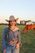 Load image into Gallery viewer, The Danni Off Shoulder Denim Top
