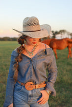 Load image into Gallery viewer, The Danni Off Shoulder Denim Top
