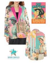 Load image into Gallery viewer, Baha Ranch Retro Pop Western Pop Cowgirl Blazer

