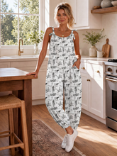 Load image into Gallery viewer, Baha Ranch Ranch Life Overalls Jumpsuit White
