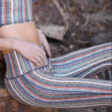 Load image into Gallery viewer, Ribbon Stripe Long Bell Bottom ♡
