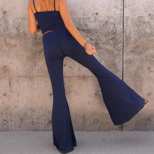 Load image into Gallery viewer, Solid Navy Long Bell Bottom ♡
