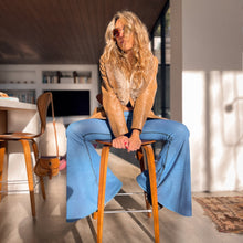 Load image into Gallery viewer, Denim Twill Crop Bell Bottom
