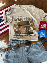 Load image into Gallery viewer, A Real Good Man Trump Graphic Tee
