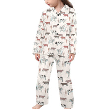 Load image into Gallery viewer, Cattle Drive Girl&#39;s Western Pajama Set
