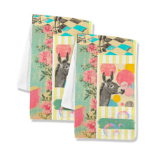Load image into Gallery viewer, Baha Ranch Donkey Smiles Set of 2 (same) Kitchen Towels Made in America

