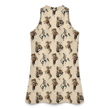 Load image into Gallery viewer, Baha Ranch Vintage Cowgirl Sleeveless Mini Dress
