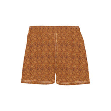 Load image into Gallery viewer, Women&#39;s Tooled Leather Print Beach Board Shorts
