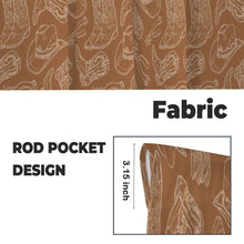 Load image into Gallery viewer, Western Print Curtains Window Curtain 28&quot;x40&quot; (2-Piece) Made in America
