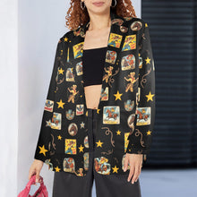 Load image into Gallery viewer, Vintage Cowgirl Collage Western Blazer
