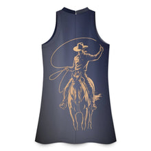 Load image into Gallery viewer, Baha Ranch Cowboy Days Sleeveless Mini Dress
