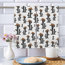 Load image into Gallery viewer, Cowboy Cactus Set of 2 Kitchen Dish Towels Made in America
