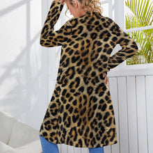 Load image into Gallery viewer, Baha Ranch Retro Pop Western Leopard Lightweight Cardigan
