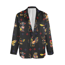Load image into Gallery viewer, Colores de Mexico Mexican Talavera Animals Floral Women's Blazer
