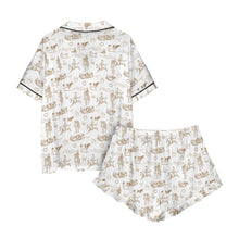 Load image into Gallery viewer, Ranch Life Western Satin Western Pajama Set

