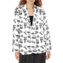 Load image into Gallery viewer, Cowboy Print Women's Western Blazer
