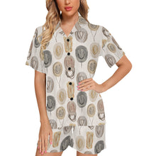 Load image into Gallery viewer, Vintage Cowboy Hat Women&#39;s Western Pajama Set
