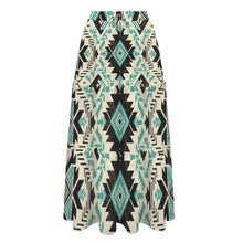 Load image into Gallery viewer, San Angelo Aztec Tiered Prairie Maxi Skirt
