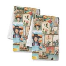 Load image into Gallery viewer, Colores de Mexico Pictures of the Southwest Set of 2 Dish Towels Made in America
