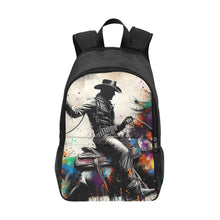 Load image into Gallery viewer, Watercolor Cowboy Backpack
