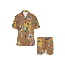 Load image into Gallery viewer, Vintage Cowgirl Collage Pajama Set
