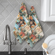 Load image into Gallery viewer, Colores de Mexico Pictures of the Southwest Set of 2 Dish Towels Made in America
