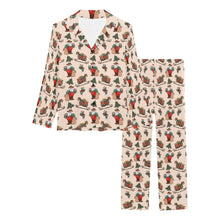 Load image into Gallery viewer, Santa&#39;s Sleigh Women&#39;s Western Pajamas
