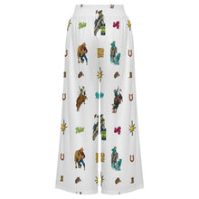 Load image into Gallery viewer, Baha Ranch The Last Roundup Rodeo High Waisted Wide Leg Pants
