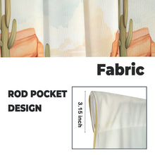 Load image into Gallery viewer, Watercolor Desert Curtains 28"x40" (2-Piece) Made in America
