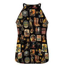 Load image into Gallery viewer, Baha Ranch Vintage Cowboy Collage Western Tank Top
