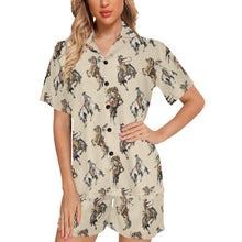 Load image into Gallery viewer, Vintage Cowgirl Women&#39;s Western Pajama Set
