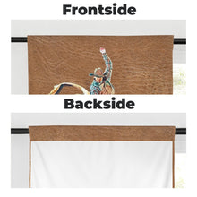 Load image into Gallery viewer, Rodeo Bullrider Window Curtains 28&quot;x40&quot; (2-Piece) Made in America
