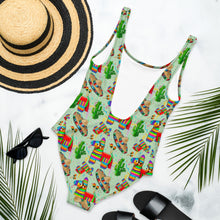 Load image into Gallery viewer, Yeehaw Cinco De Mayo One-Piece Swimsuit
