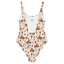Load image into Gallery viewer, Baha Ranch Yeehaw Rodeo Cowboy One-Piece Swimsuit
