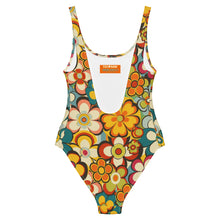 Load image into Gallery viewer, Baha Ranch Yeehaw Woodstock Retro Floral One-Piece Swimsuit
