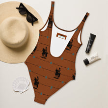 Load image into Gallery viewer, Baha Ranch Yeehaw Saddle Up One-Piece Swimsuit
