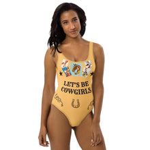 Load image into Gallery viewer, Yeehaw Let's Be Cowgirls One Piece Swim Suit
