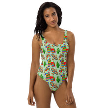 Load image into Gallery viewer, Yeehaw Cinco De Mayo One-Piece Swimsuit
