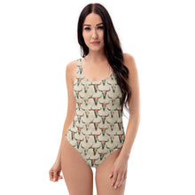 Load image into Gallery viewer, Baha Ranch Yeehaw Bullhead Skulls One-Piece Swimsuit
