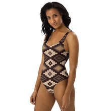 Load image into Gallery viewer, Yeehaw Southwestern Earth One-Piece Swimsuit
